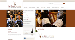 Desktop Screenshot of lacaveaterroirs.fr